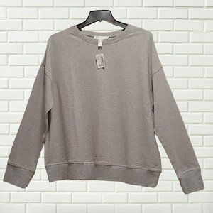 Addition Elle Grey French Terry Sweatshirt Size X NWT